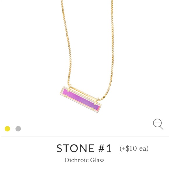 Kramer’s Scott Leanor Dichroic glass necklace - Picture 4 of 6